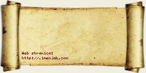 Jovana Arnautović vizit kartica